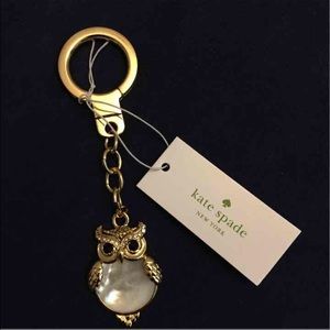 Kate Spade Owl Purse Charm Keychain