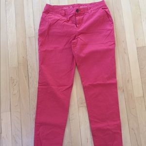 Gap, salmon colored khakis