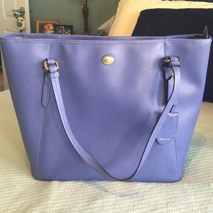 Coach tote.  Purple/blue.
