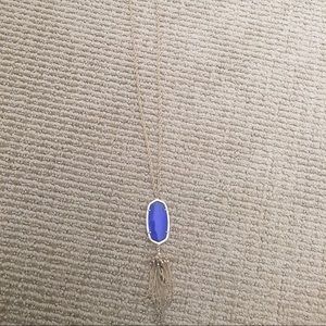 Kendra Scott Rayne necklace in Cobalt blue