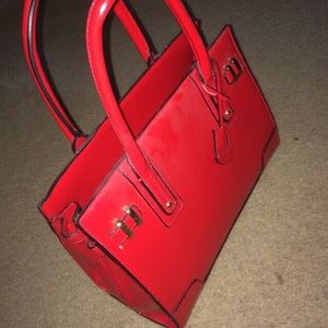 Red Leather Aldo Purse