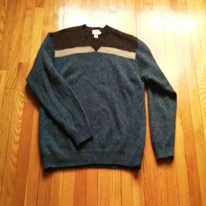 J. Crew 100% wool men's v-neck sweater