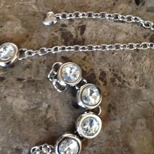 Beautiful chain belt with crystal ornaments