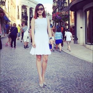 DVF elegant little white dress