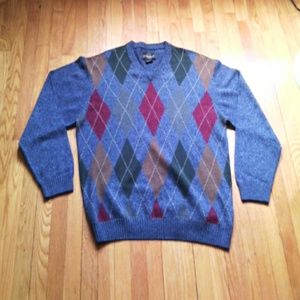 Men's weather proof v-neck sweater