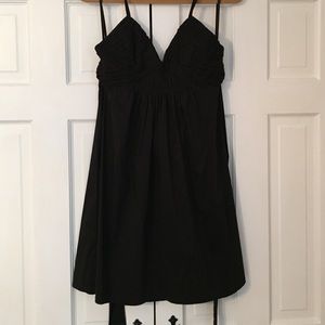 Black BCBG MaxAzria Halter Dress size large.