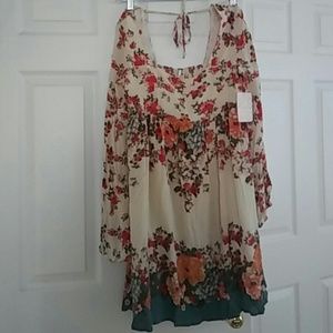 Beautiful Free People Tea Combo Dress