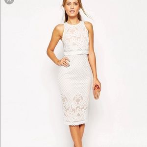 Used 1x ASOS floral crop top midi dress