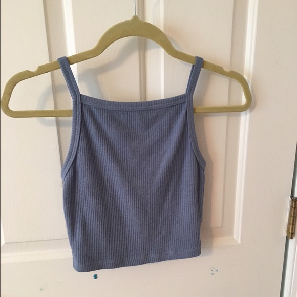 Light blue crop