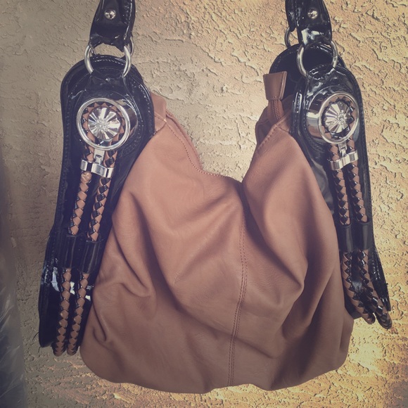 Caramel and black Purse