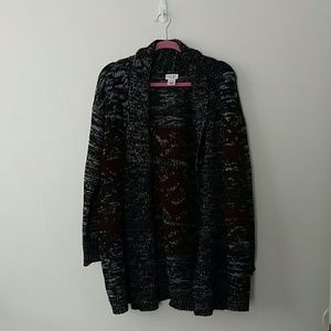 Women's large sweater cardigan