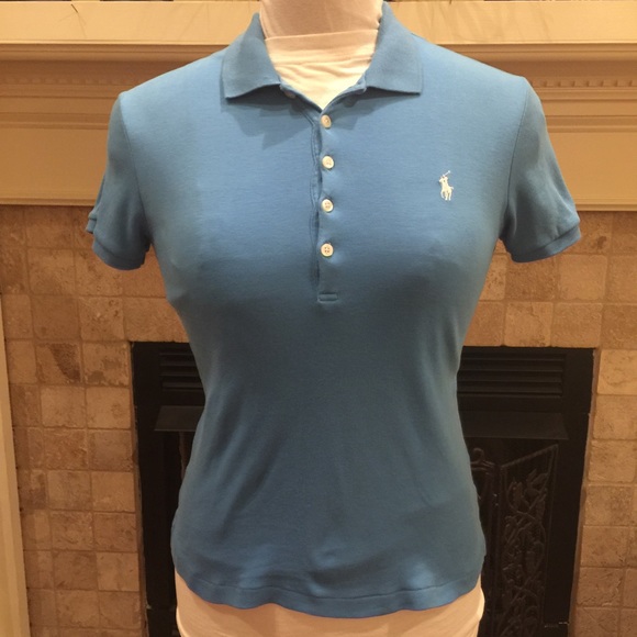 Blue women's Polo shirt