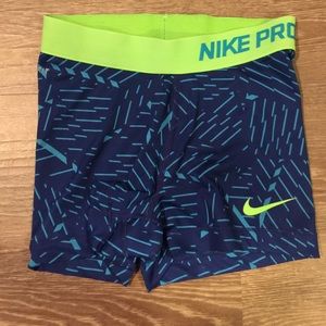 Nike pro compression shorts!