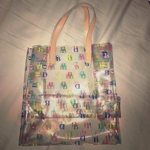 Dooney & Burke clear lunch bag