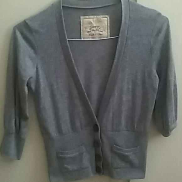 Half sleeve grey cardigan - Picture 1 of 1