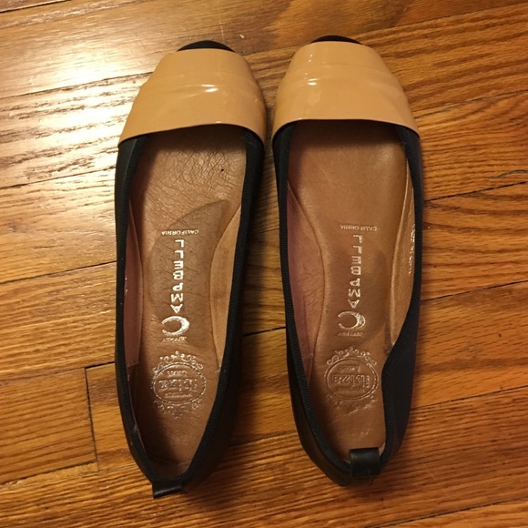 Jeffrey Campbell leather flats sz 7/7.5