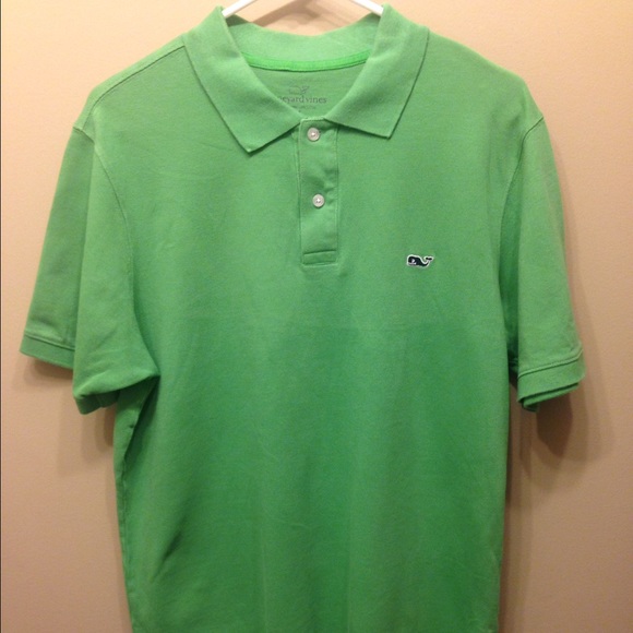 NWOT Vineyard Vines green polo shirt.