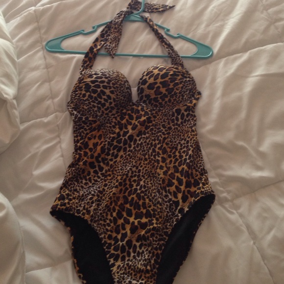 Victoria's Secret  leopard print bathing suit