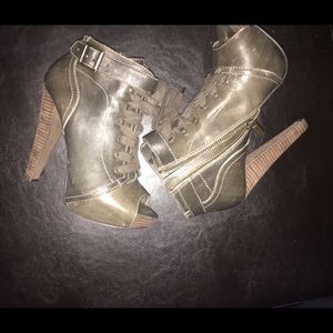 Also lace up booties