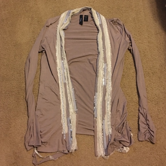 BKE Boutique grey cover up