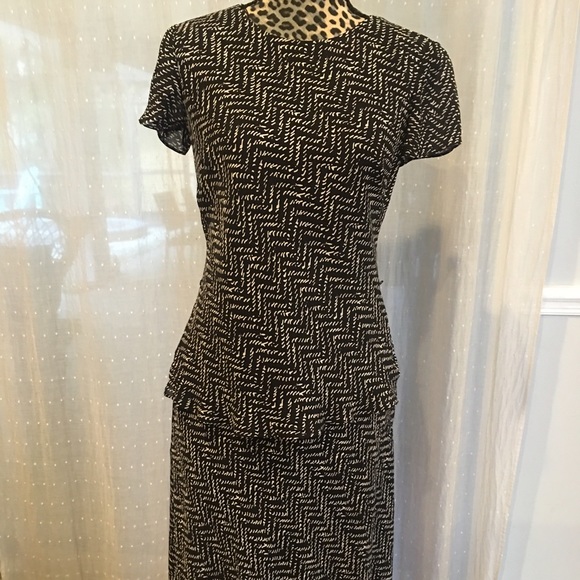 Talbots two piece silk dress