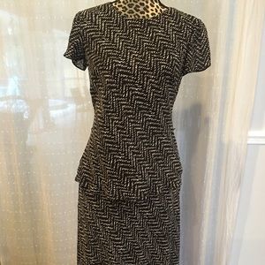 Talbots two piece silk dress