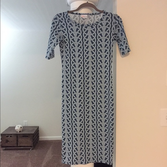 Nautical blue lularoe dress