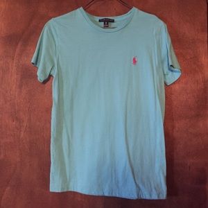 Ralph Lauren Teal Tshirt Sz Medium