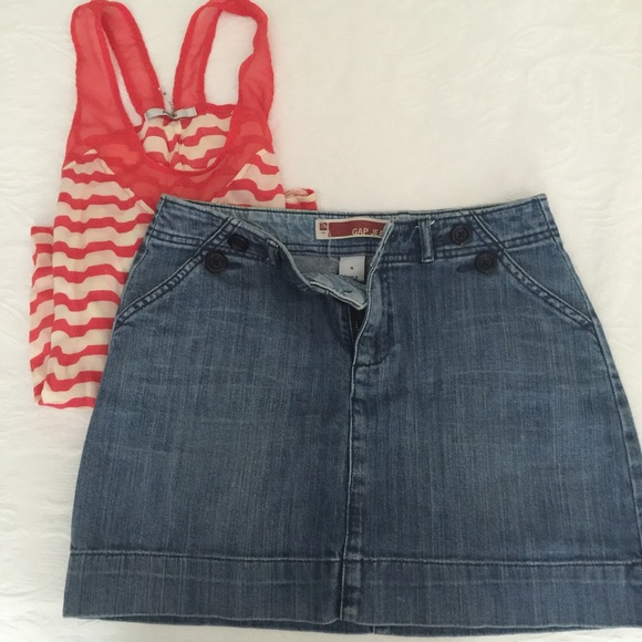 Gap denim skirt