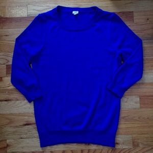 J Crew Tippi Sweater in Ocean Blue. Small.