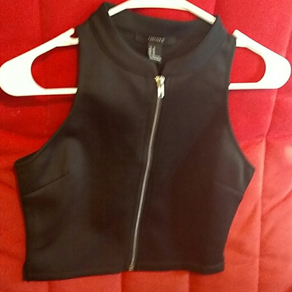 Black Forever 21 Crop Top