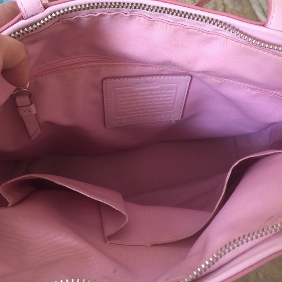 Pink Coach Handbag - Picture 3 of 3