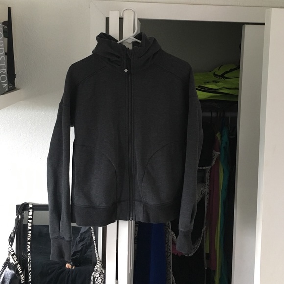 Lululemon Full Zip Charcoal Sweatshirt Sz. 8