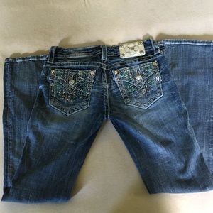 Miss me jeans signature boot cut size 27x29 1/2