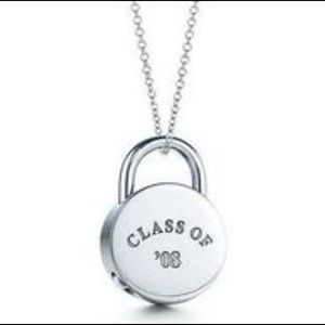 Tiffany Class of '08 round lock charm