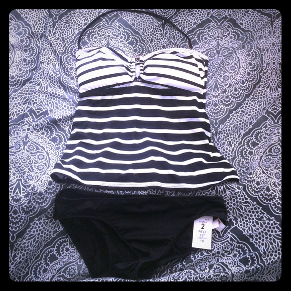 Tankini two piece swim suit