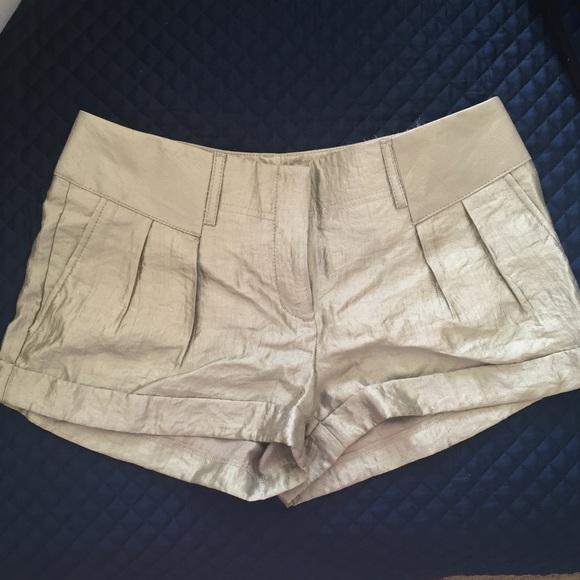 Express Silver Shorts