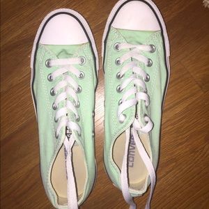 mint green all star converse