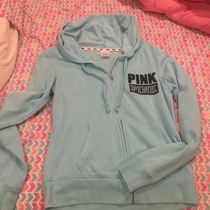 vs pink zip up