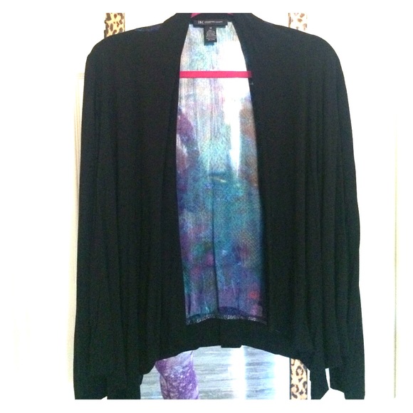 INC Concepts -- Multi-Color Snakeskin Cardigan