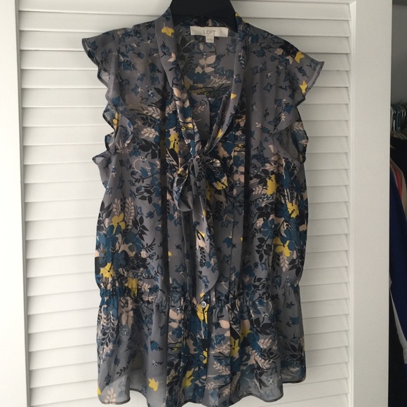 Sweet Floral Sleeveless Top With Elastic Waist