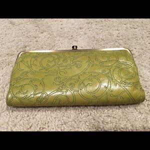 HOBO Leather Double Frame Clutch