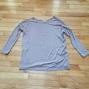 Beige Piko Girl Long Sleeve Tee