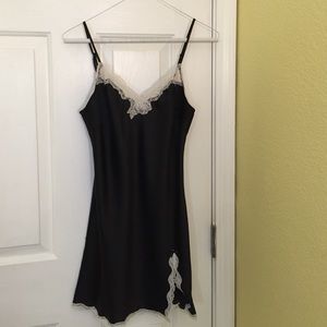 Victoria's secret sexy pajama lace-trim slip