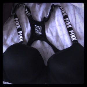 Black Pink Victoria Secrets Sports Bra