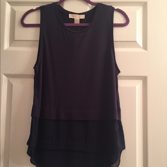 NWT MICHAEL KORS LAYERED TOP - Picture 2 of 4
