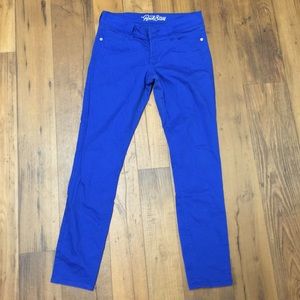 Old Navy Rockstar Skinnies Size 8 Royal Blue