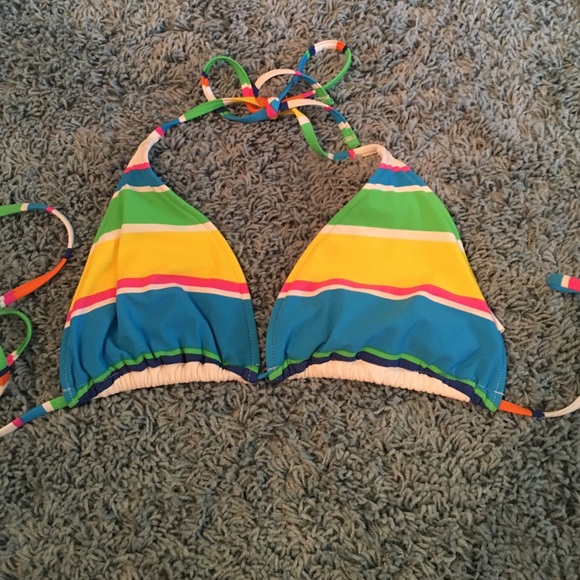 Multicolor Bikini Top