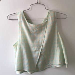 APIECE APART Beautiful silk crop top size XS-S