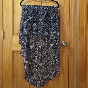 High-low skirt
